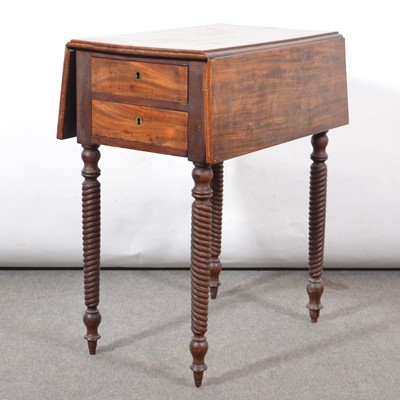 Lot 461 - George IV mahogany work table