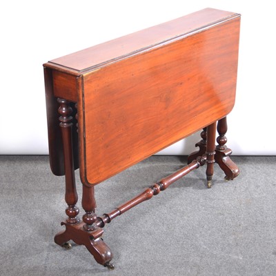 Lot 432 - Victorian walnut Sutherland table