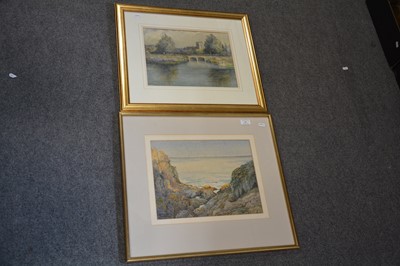 Lot 388 - Fred Dearden - Polperro, Cornwall; and another of Thurmaston