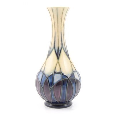 Lot 5 - Moorcroft Pottery geometric pattern vase.