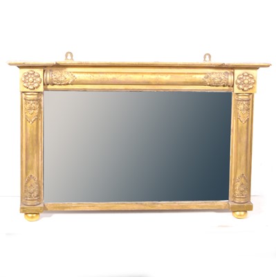 Lot 561 - Regency style overmantel mirror, 19th Century