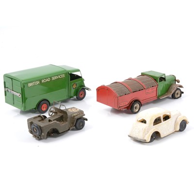 Lot 99 - Tri-ang Minic tin-plate toys