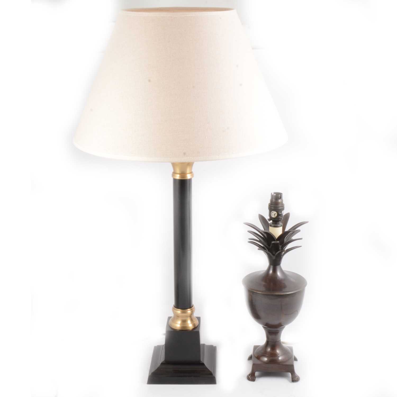 Lot 125 - Two contemporary table lamps