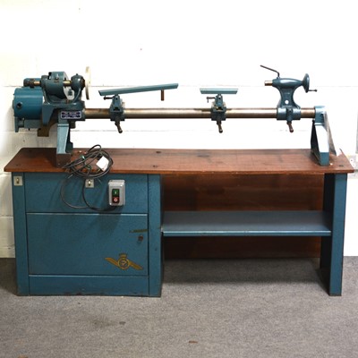 Lot 393 - Wood-turning Modeller's lathe, "The Major." by The Coronet Tool Co.