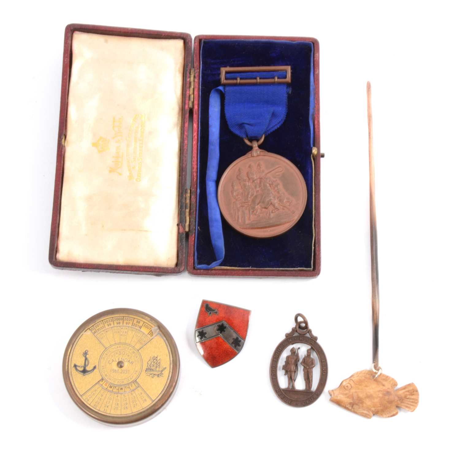 Lot 309 - E.S.&A. Robinson commemorative medal.