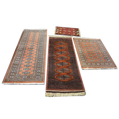 Lot 602 - Four Bokhara rugs