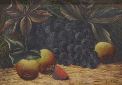 Lot 86 - A Mason, Still life of fruit, a pair