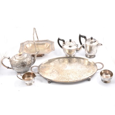 Lot 114 - Viner's of Sheffield silver-plated four-piece tea and coffee set.