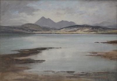 Lot 363 - Aubrey Phillips - The Cuillins from Tarskavaig.