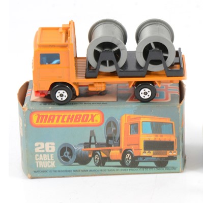 Lot 148 - Matchbox Superfast model no.26 Cable Truck