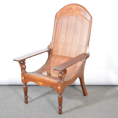 Lot 432 - Hardwood plantation type chair