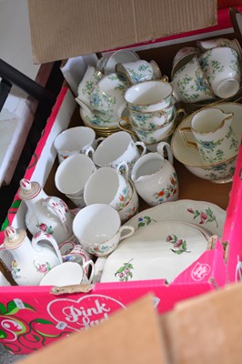 Lot 35 - Plant Tuscan China part teaset and other tablewares.