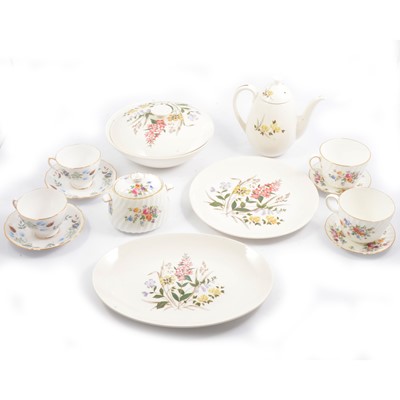 Lot 89 - Ridgway 'English Garden' and Minton 'Marlow' part dinner and coffee services.