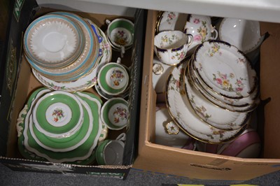 Lot 78 - Crescent China, Foley China and other part dinner and tea sets.