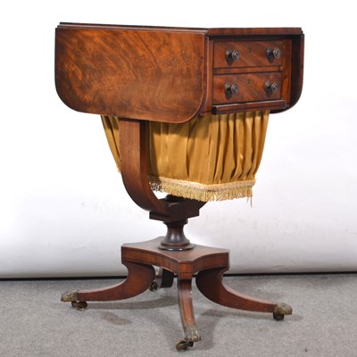 Lot 435 - Victorian mahogany work table