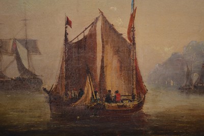 Lot 200 - Follower of Jan van de Cappelle, Shipping off the coast