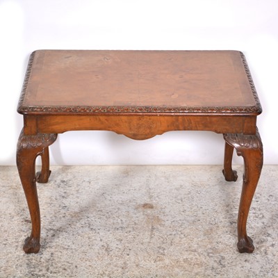 Lot 406 - Reproduction walnut occasional table.