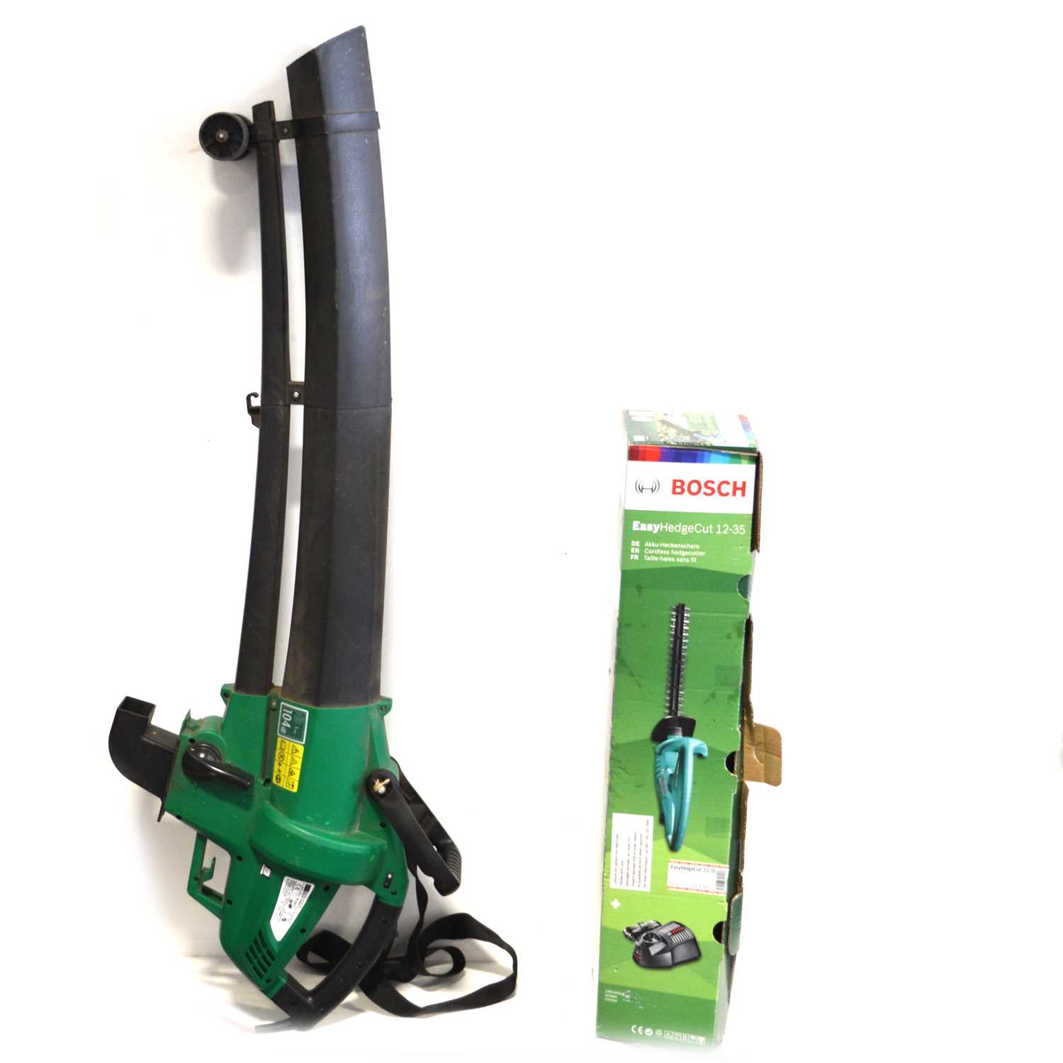 Lot 499 - Gardenline leaf blower and a Bosch hedgetrimmer.