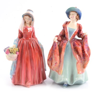 Lot 10 - Two Royal Doulton lady figurines, HN1989 Margaret, HN2091 Rosemary
