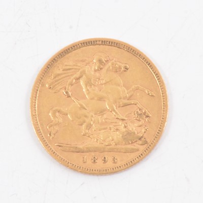 Lot 307 - Gold Half Sovereign, Victoria.