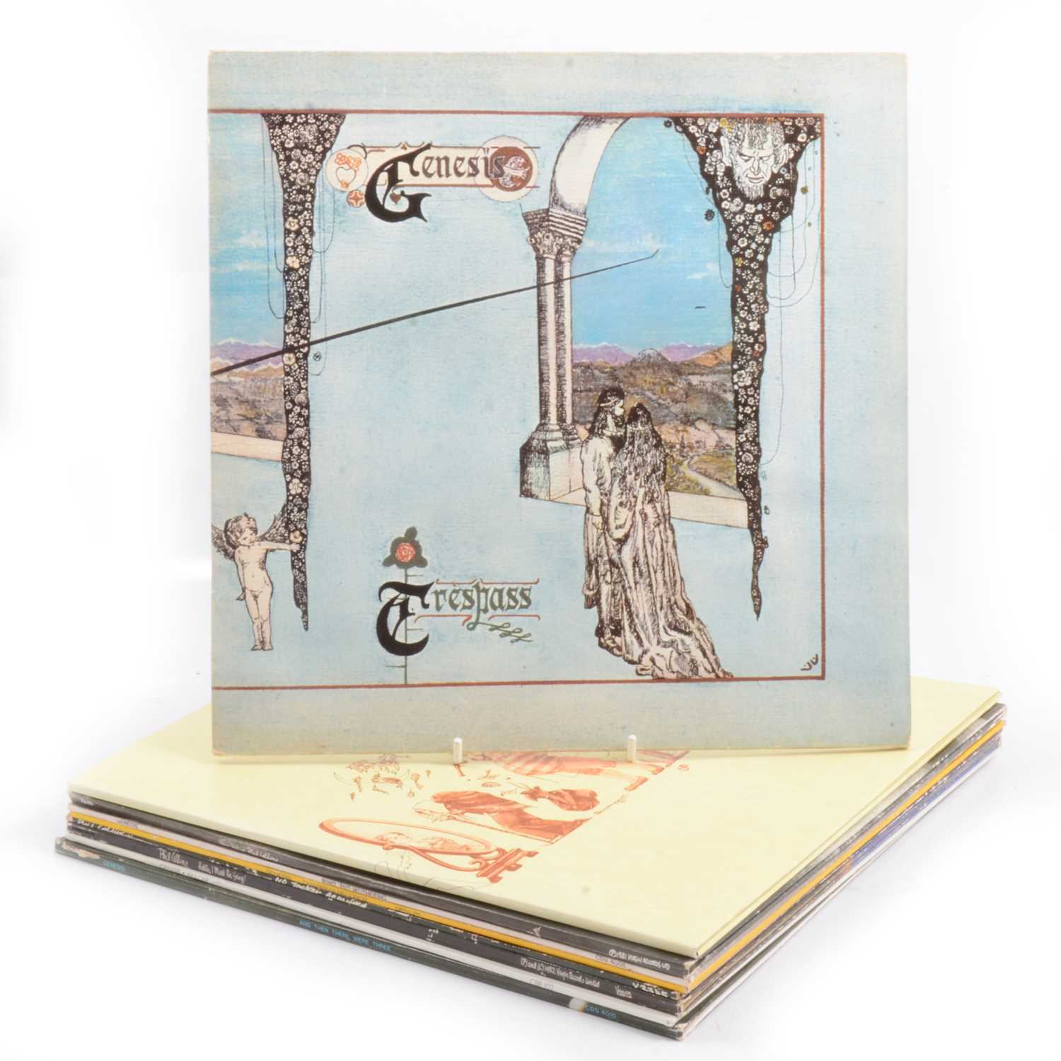 Lot 219 - Nine Genesis / Phil Collins LP vinyl records