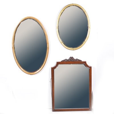 Lot 428 - Three wall mirrors.