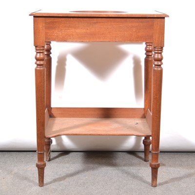 Lot 430 - Victorian mahogany washstand