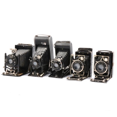 Lot 242 - Zeiss Ikon folding cameras