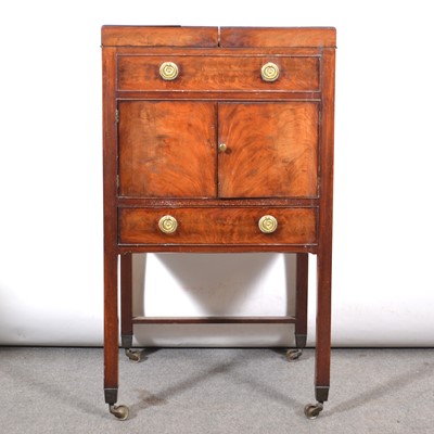 Lot 541 - George III mahogany dressing table