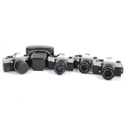 Lot 260 - Praktica SLR 35mm cameras