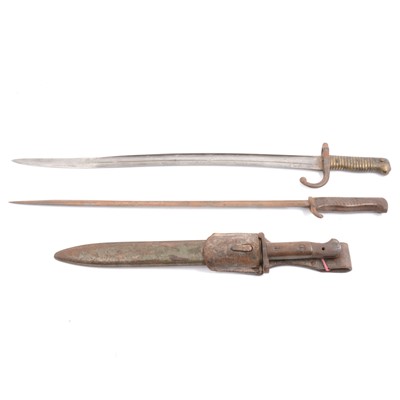 Lot 138 - Three bayonets