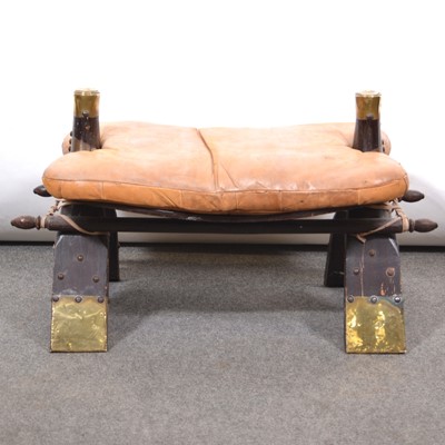 Lot 417 - Camel seat