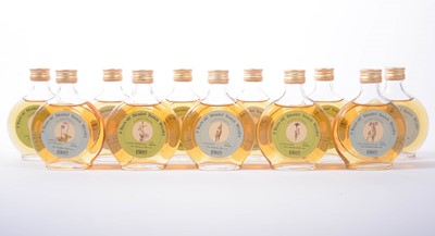 Lot 609 - The Wild Collection, twenty three miniature bottles of blended Scotch whisky