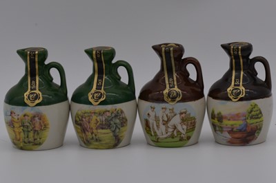 Lot 66 - Twenty four assorted Rutherford's ceramic decanters, sporting series