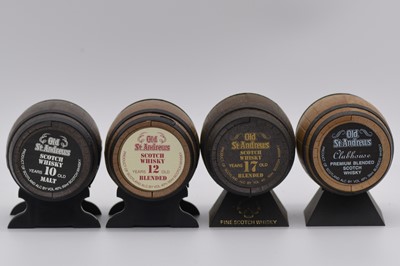 Lot 159 - Collection of St Andrews whisky barrel miniatures