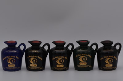 Lot 239 - Signatory Vintage, five ceramic miniature decanters