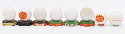 Lot 59 - Collection of Golfing related ceramics and whisky miniatures
