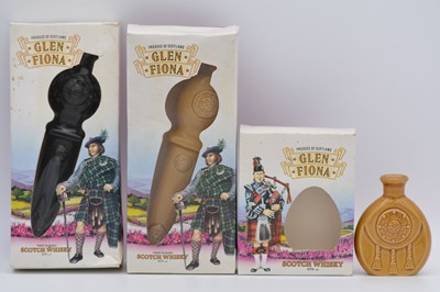 Lot 149 - Collection of novelty ceramic decanters, including Glen Fiona