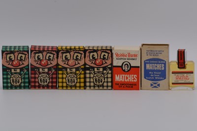 Lot 95 - A collection of miniature 'Matchbox' sized novelty whiskies
