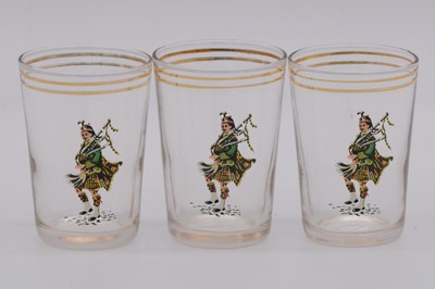 Lot 145 - Two boxes of whisky glasses, various brands