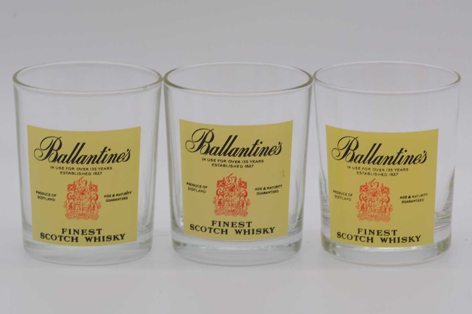 Lot 145 - Two boxes of whisky glasses, various brands