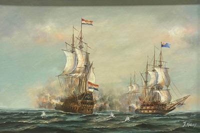 Lot 111 - J Harvey, Naval battle