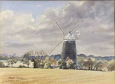 Lot 514 - M D Teeuw, Brancaster Village, and two watercolours by Freda Ward