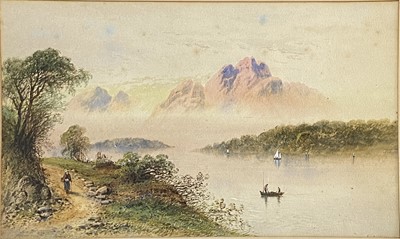 Lot 475 - Ethel Raeburn, Lake scene