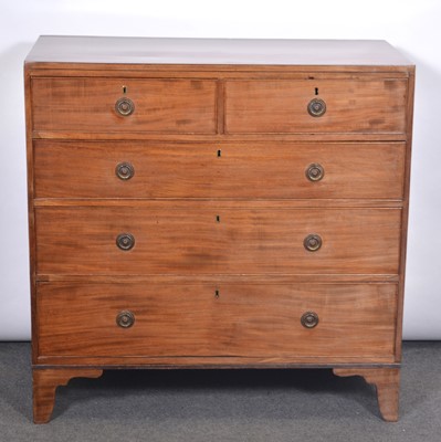 Lot 378 - Regency mahogany chest of drawers