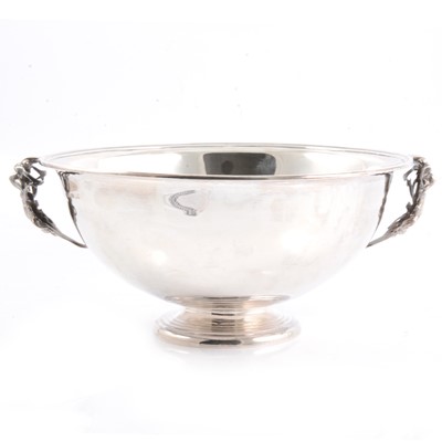 Lot 221 - Victorian silver rose bowl, Robert Garrard II, London 1857.