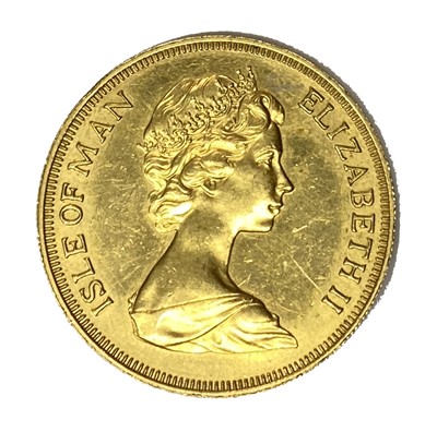 Lot 105 - Elizabeth II Isle of Man £5 gold coin, 1973