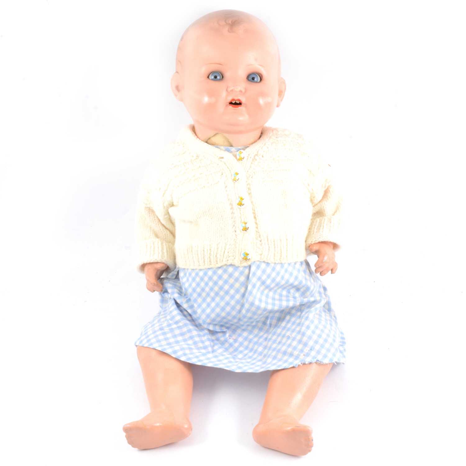 Lot 83 - 1930s composition baby doll.