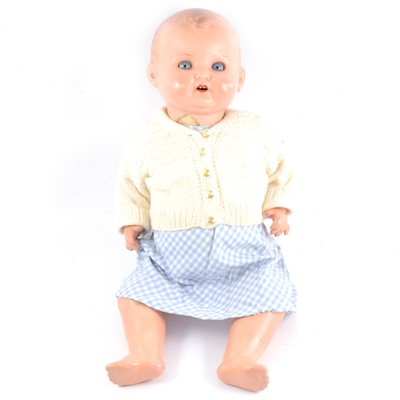 Lot 83 - 1930s composition baby doll.