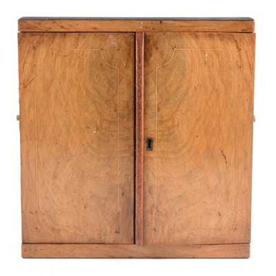 Lot 117 - Mahogany cased humidor with three drawers.